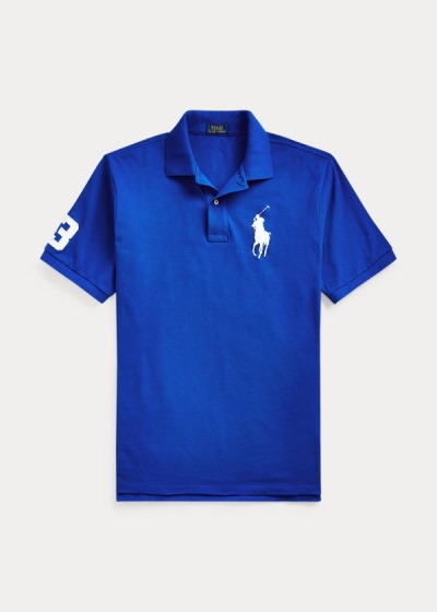 Polo Ralph Lauren Big Pony Mesh Polo Shirt Herre Danmark (IAPDM6341)